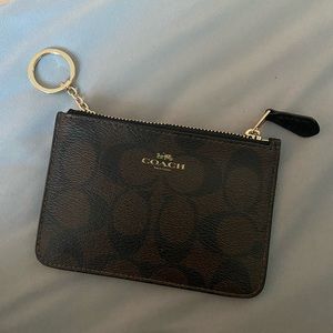 Small coach keychain change purse